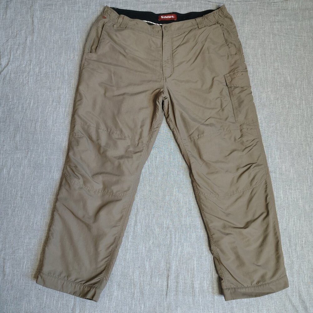 Simms Cor3 Pants‎ Mens Size XXL Fleece Lined Cold Weather Performance Fishing